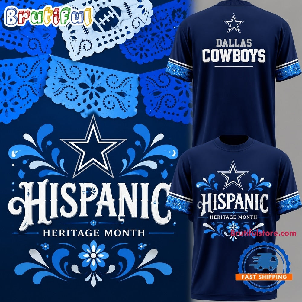 Dallas Cowboys Hispanic Heritage Month 2026 T Shirt
