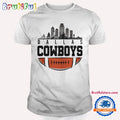Dallas Cowboys NFL 2025 City Skyline T Shirt