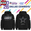 Dallas Cowboys NFL Crucial Catch 2026 Limited Edition Black Hoodie Shirt, Football New Design Shirt