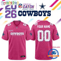 Dallas Cowboys NFL Crucial Catch 2026 Pink Limited Edition Football Jersey