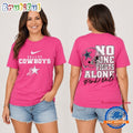 Dallas Cowboys NFL No One Fight Alone Pink Out T Shirt