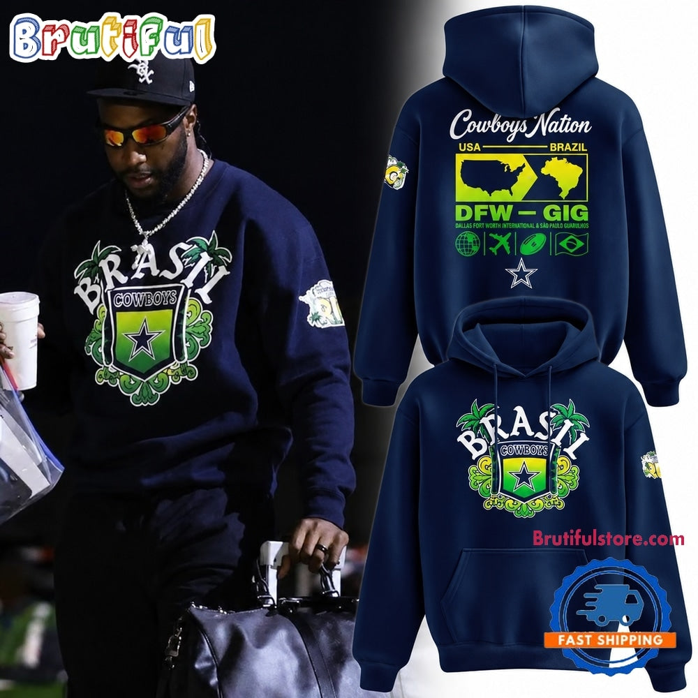 Dallas Cowboys NFL Rio de Janeiro Brazil Game 2026 Hoodie