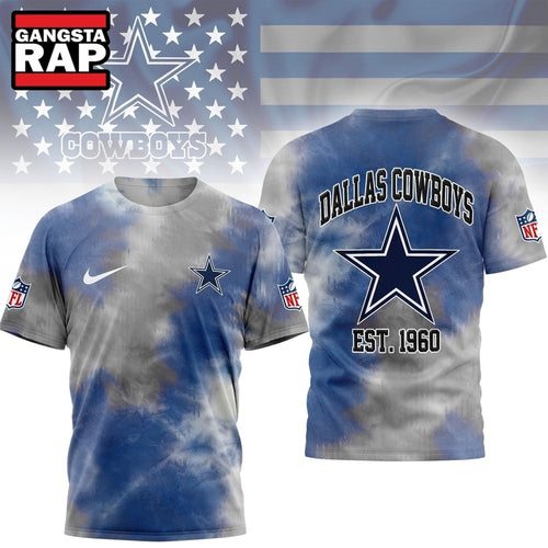 Dallas Cowboys NFL Sunday Legends Tie Dye 3D Shirt, Football New Design Shirt
