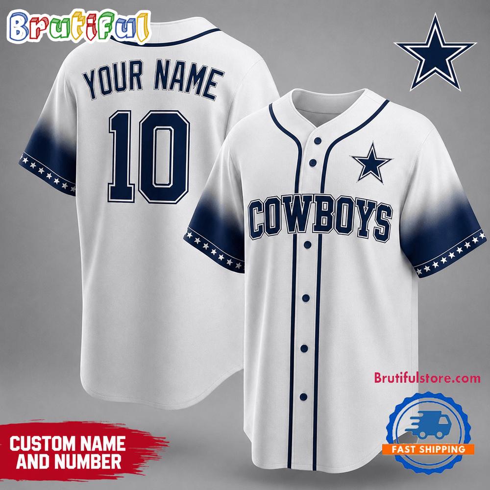 Dallas Cowboys NFL Team Pride Baseball Jersey