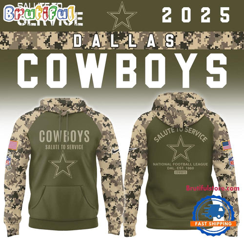 Dallas Cowboys Salute To Service Limited Hoodie