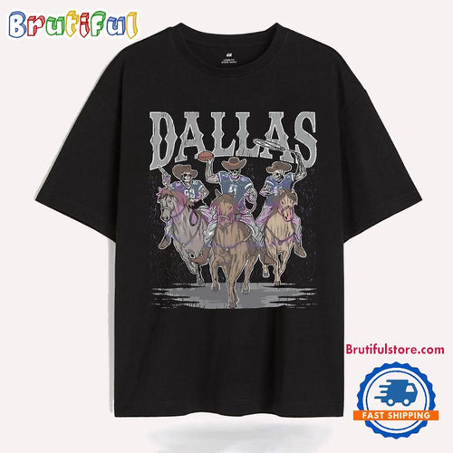 Dallas Cowboys Skeleton Football Players T Shirt