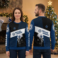 Dallas Cowboys Star Logo Striped Knit Sweater