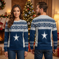Dallas Cowboys Star Nordic Knit Christmas Sweater