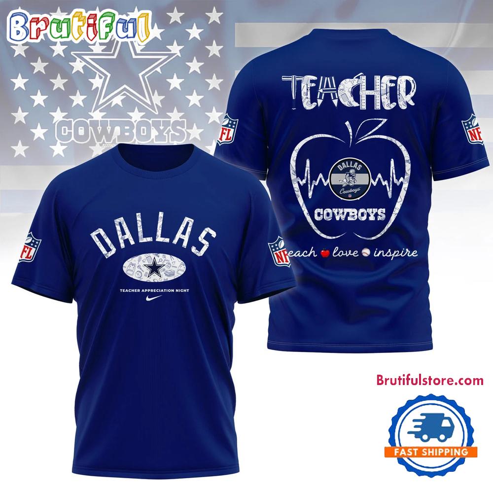Dallas Cowboys Teacher Appreciation Night 2025 Limited T Shirt