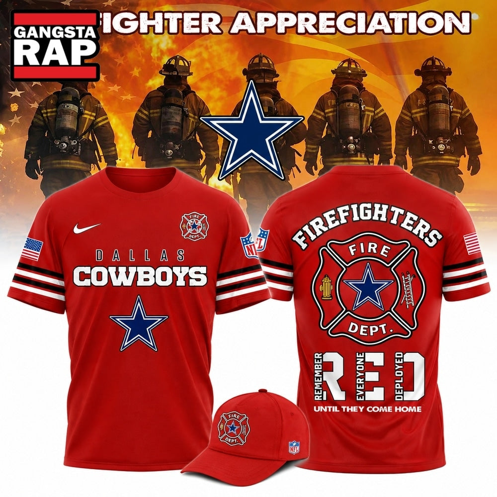 Dallas Cowboys x Firefighter Appreciation Night 2026 Limited Edition T Shirt