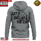 Dallas Stars 2025 Stanley Cup Playoffs Grey Unisex Hoodie