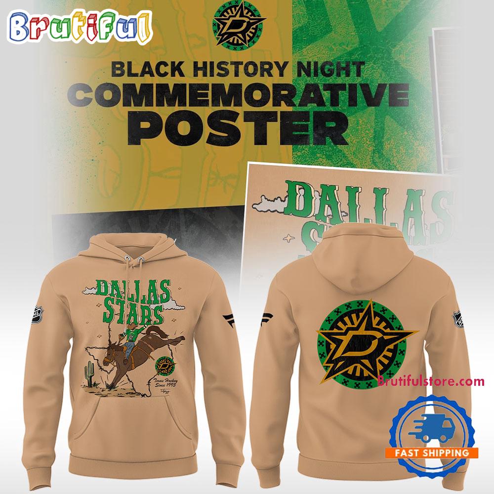 Dallas Stars x Black History Night Hoodie T-Shirt