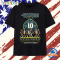 Dallas Wings 10th Anniversary 2016 2026 Signatures WNBA T Shirt