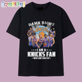 Damn Right I Am A New York Knicks Fan Now And Forever Signatures 2025 T Shirt