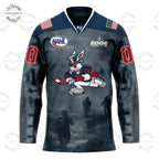 Danbury Hat Tricks Military Night 2025 Limited Hockey Jersey