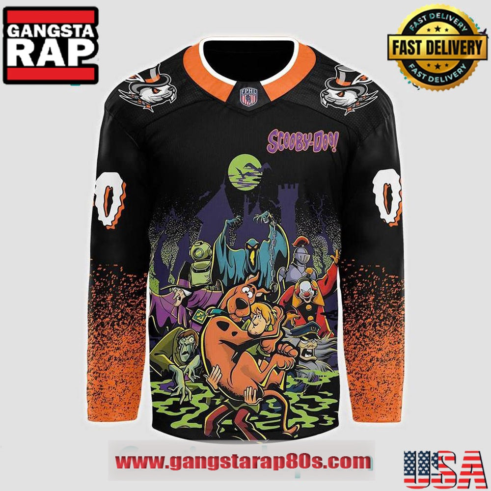 Danbury Hat Tricks x Scooby-Doo Night 2025 Custom Hockey Jersey