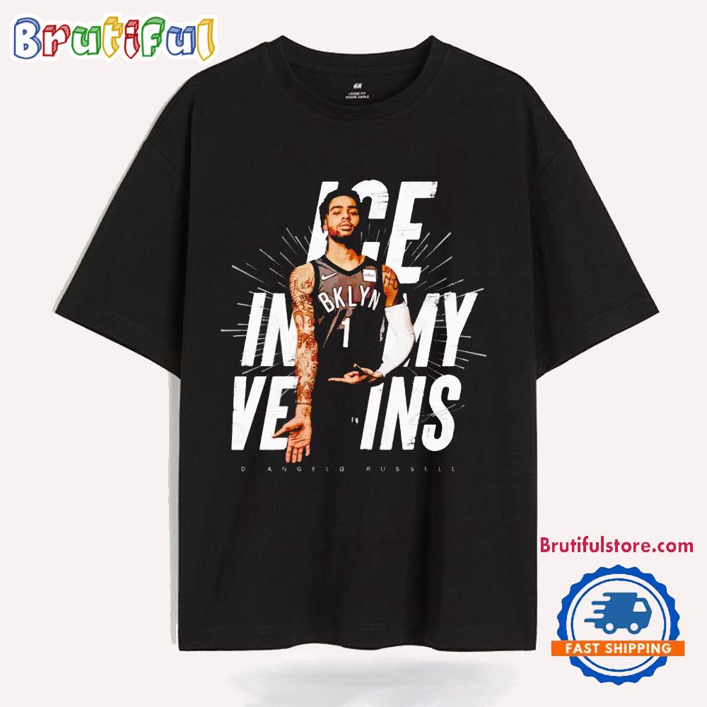 D’angelo Russell Ice in My Veins Brooklyn Nets T Shirts