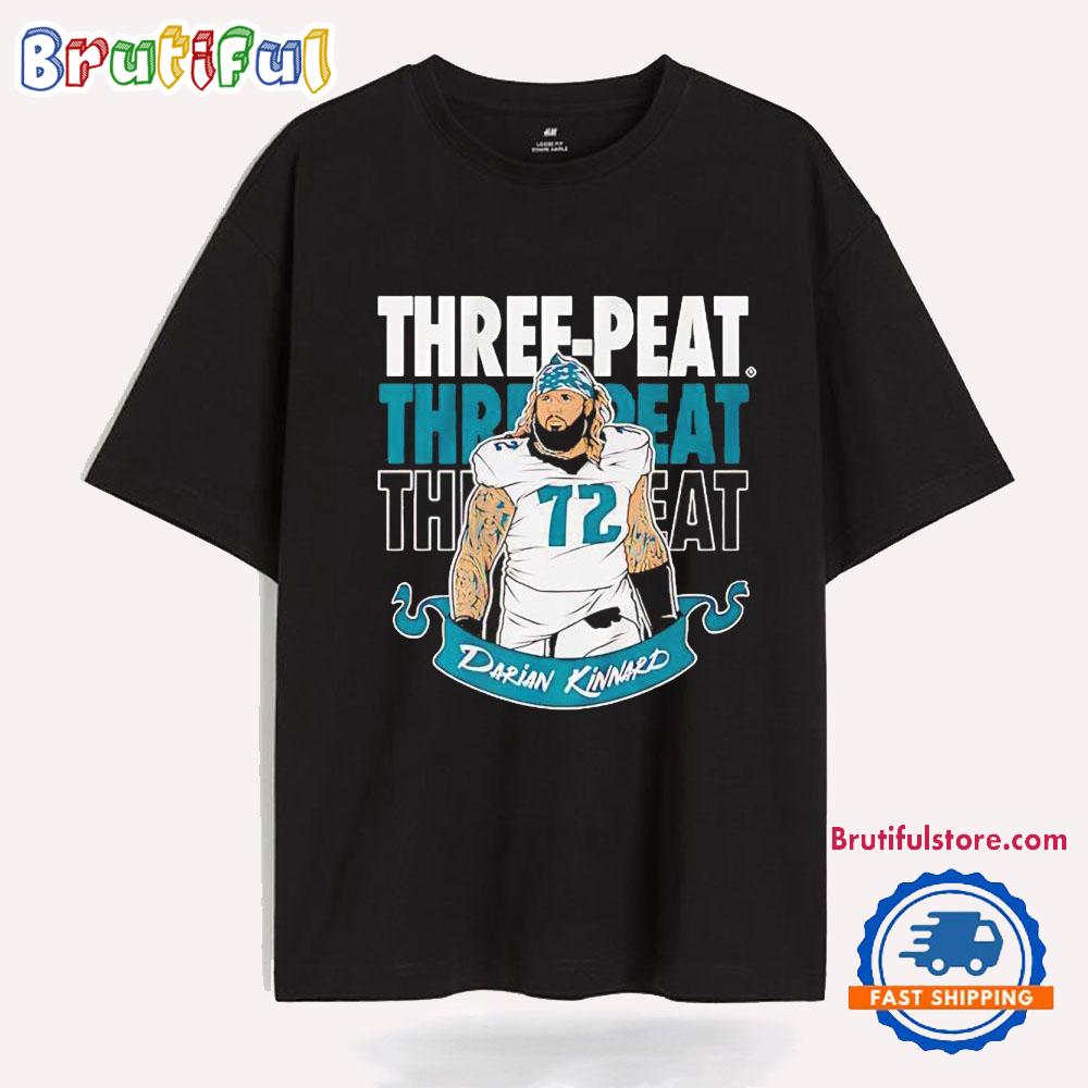 Darian Kinnard Three-peat Philadelphia Eagles T Shirt