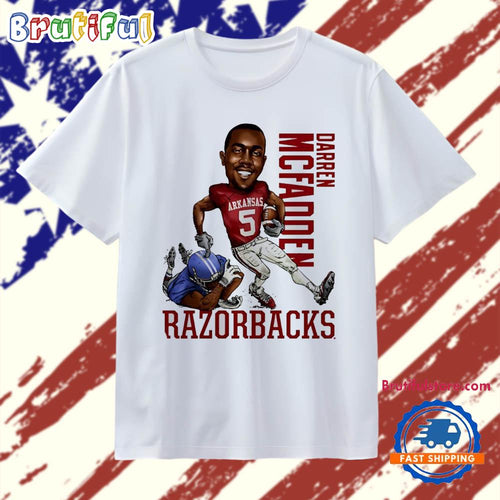 Darren McFadden Arkansas Razorback Caricature T Shirt