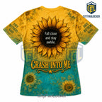 Dave Matthews Band Sunflower Tie Dye V-Neck T-Shirt