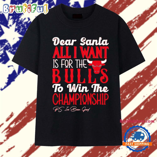 Dear Santa all I want is for the Chicago Bulls to win the Championship T Shirt