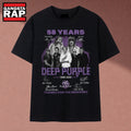 Deep Purple 58 Years 1968 2026 Cast Signatures Rock T Shirt, Music 2D Shirt