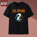Def Leppard Live Rock Band Graphic Printed T Shirt, Music 2D Shirt
