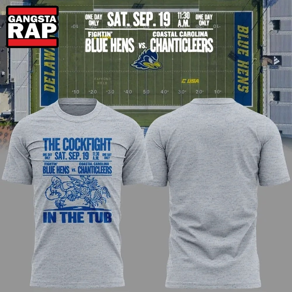 Delaware Fightin’ Blue Hens Football The Cockfight 2026 Limited Edition 3D Shirt