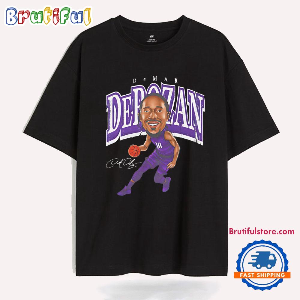 Demar Derozan Sacramento Kings Signature Caricature T Shirt
