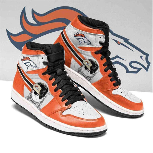 NFL Denver Broncos Jack Skellington NFL JD1 Boot Sneakers Shoes