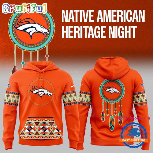Denver Broncos NFL 2024 Native American Heritage New Hoodie