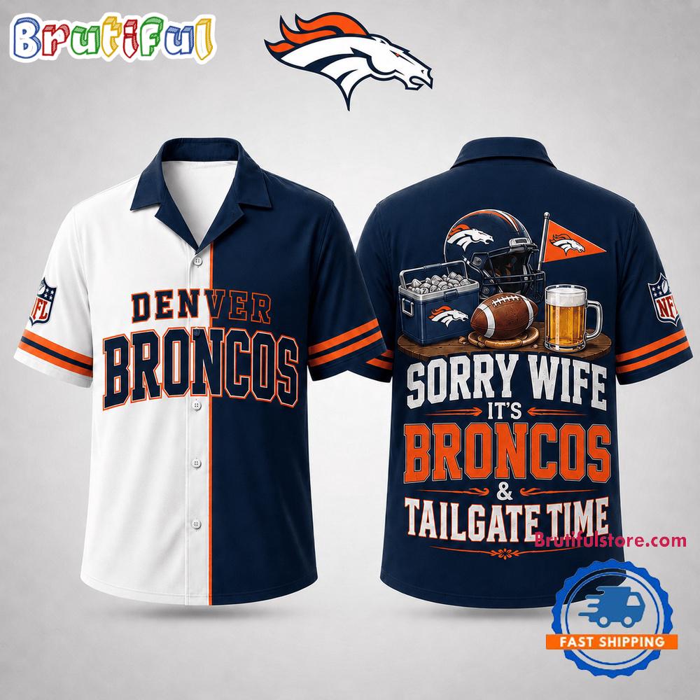 Denver Broncos NFL Funny Football Fan Hawaiian Shirt