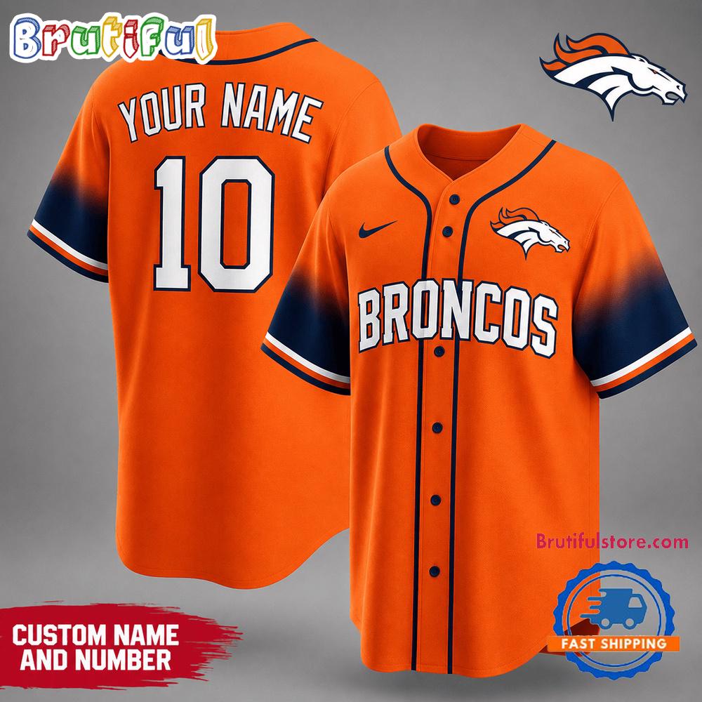 Denver Broncos NFL Team Pride Baseball Jersey