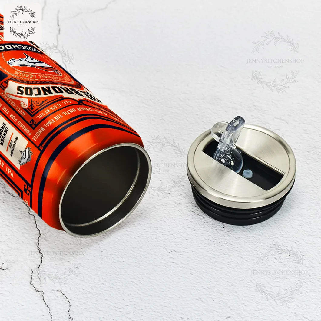 Denver Broncos Personalized Can Shaped Tumbler