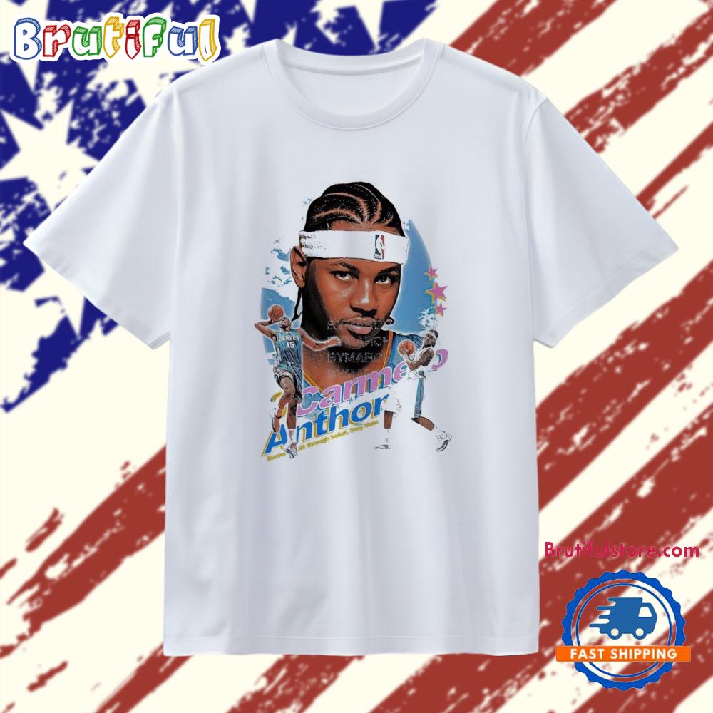 Denver Nuggets Carmelo Anthony Bucket Built Through Belief T Shirt