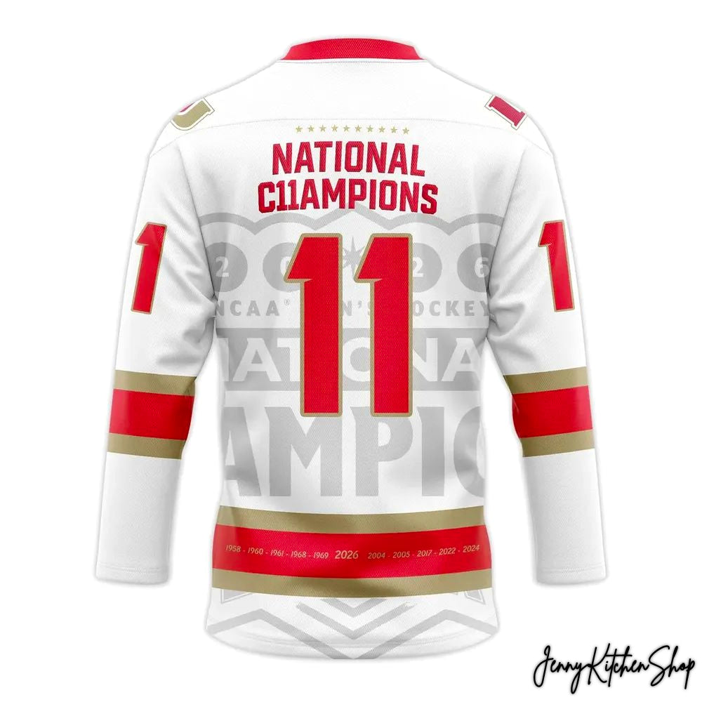 Denver Pioneers 2026 NCAA Men Ice Hockey National Champions Jersey