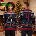 Deshaun Watson 4 Houston Texans Snowflake Ugly Christmas Sweater