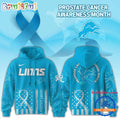 Detroit Lions 2025 NFL Prostate Cancer Awareness Hoodie Shirt
