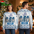 Detroit Lions Christmas Gnomes And Leaping Lion Ugly Christmas Sweater