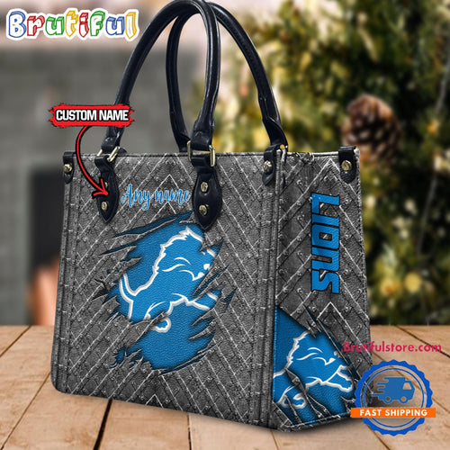 Detroit Lions Limited Edition Custom Leather Handbag
