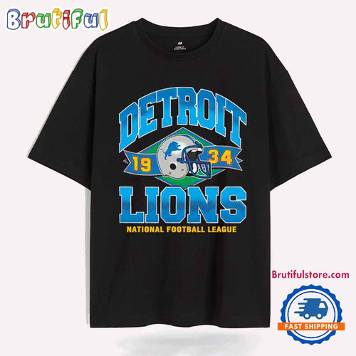 Detroit Lions National Football League Vintage 1934 T Shirt