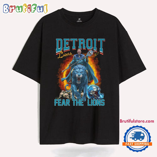 Detroit Lions NFL 2024 Fear The Lions T Shirt