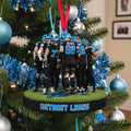 Detroit Lions Team Christmas Ornament