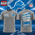 Detroit Lions x Anti Social Social Club Impact Blossom Graphic T Shirt