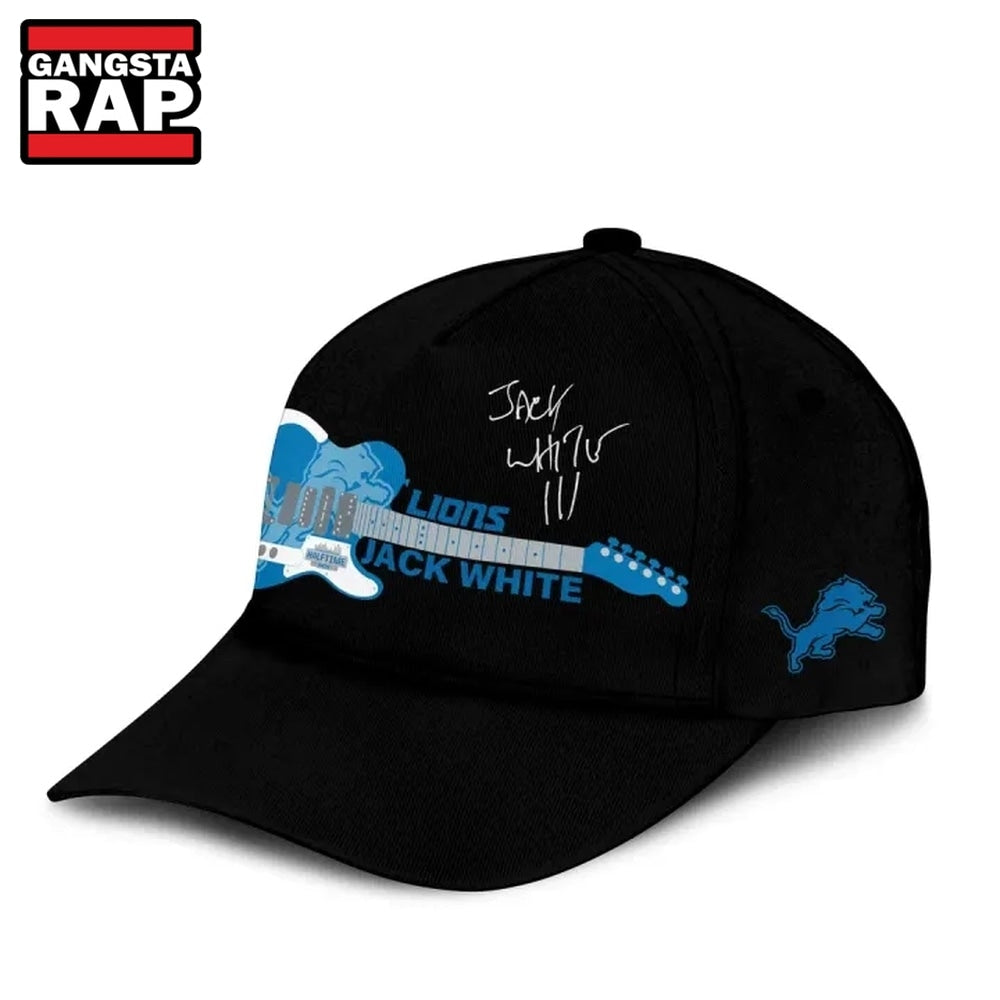 Detroit Lions x Jack White Thanksgiving Halftime Show Black Cap