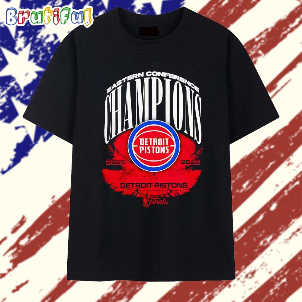 Detroit Pistons 2026 Eastern Conference Champions Box Out vintage T Shirt