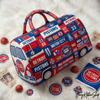 Detroit Pistons Quilted Duffle Bag