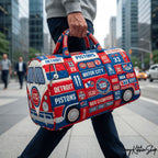 Detroit Pistons Quilted Duffle Bag