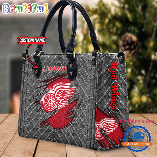 Detroit Red Wings Limited Edition Custom Leather Handbag