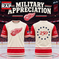 Detroit Red Wings x Military Appreciation Night 2026 Special New T Shirt